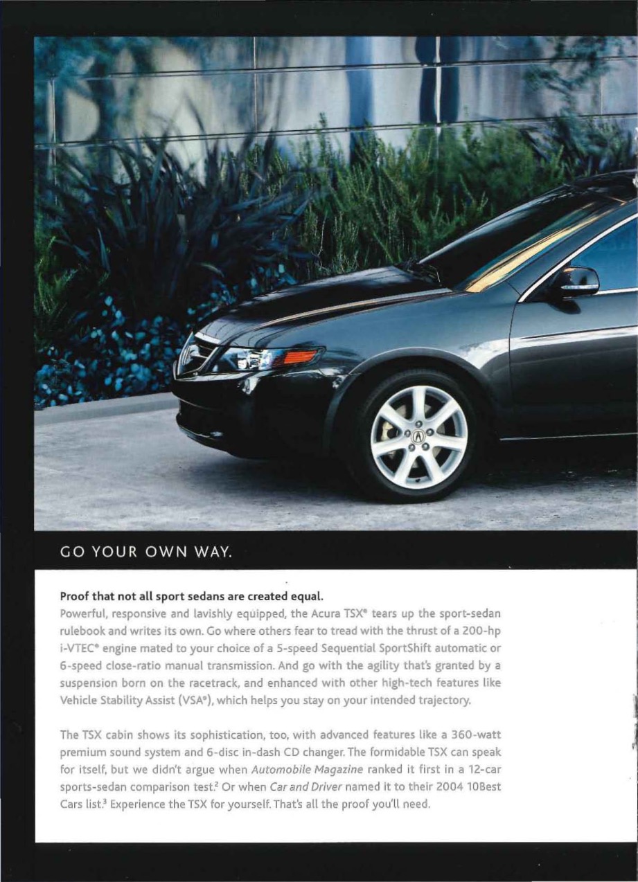 2005 Acura Brochure Page 10